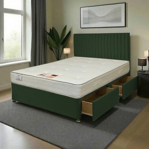 Emerald / Small Single Emily Plush Bed Set With Mattress And 54