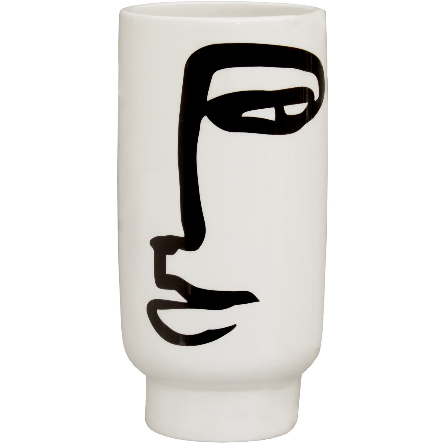 Fara White Small Vase - Dolomite 100%