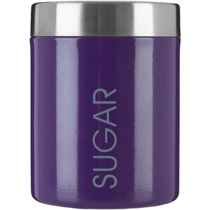 Purple Enamel Sugar Canister