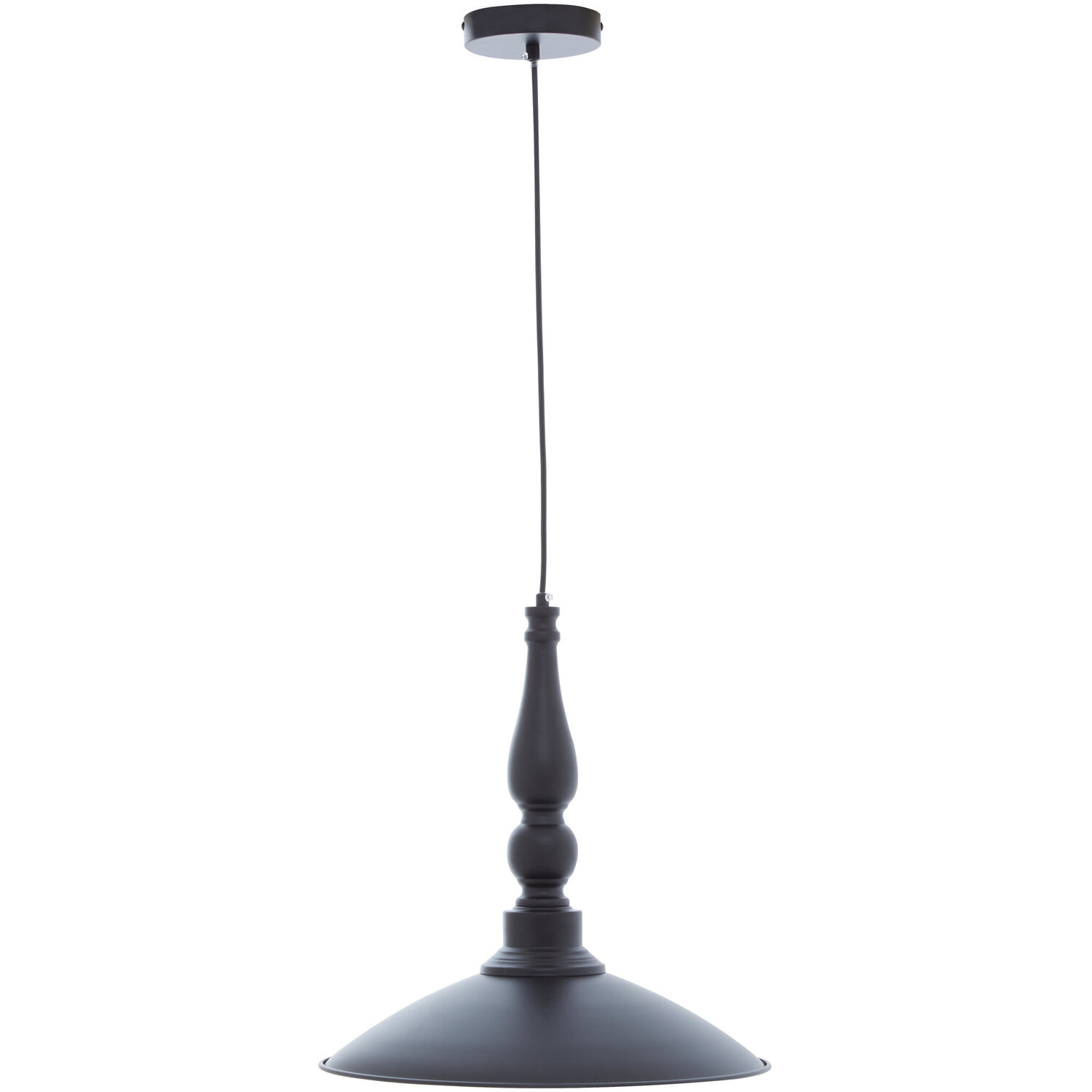 Large Leni Black And Gold Pendant Light - Black