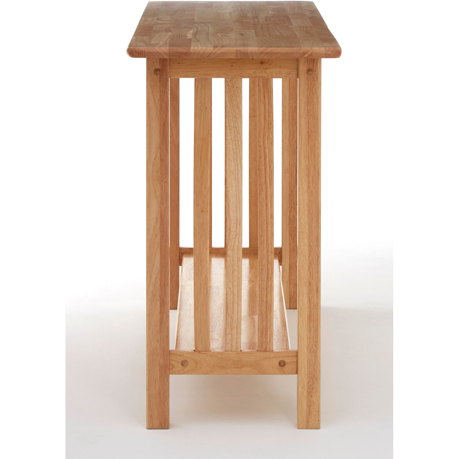 Selby Natural Rectangular Console Table - Brown