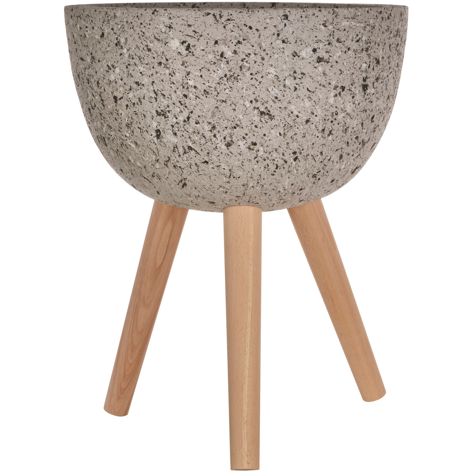 Darnell Medium Grey Speckled Planter - Grey