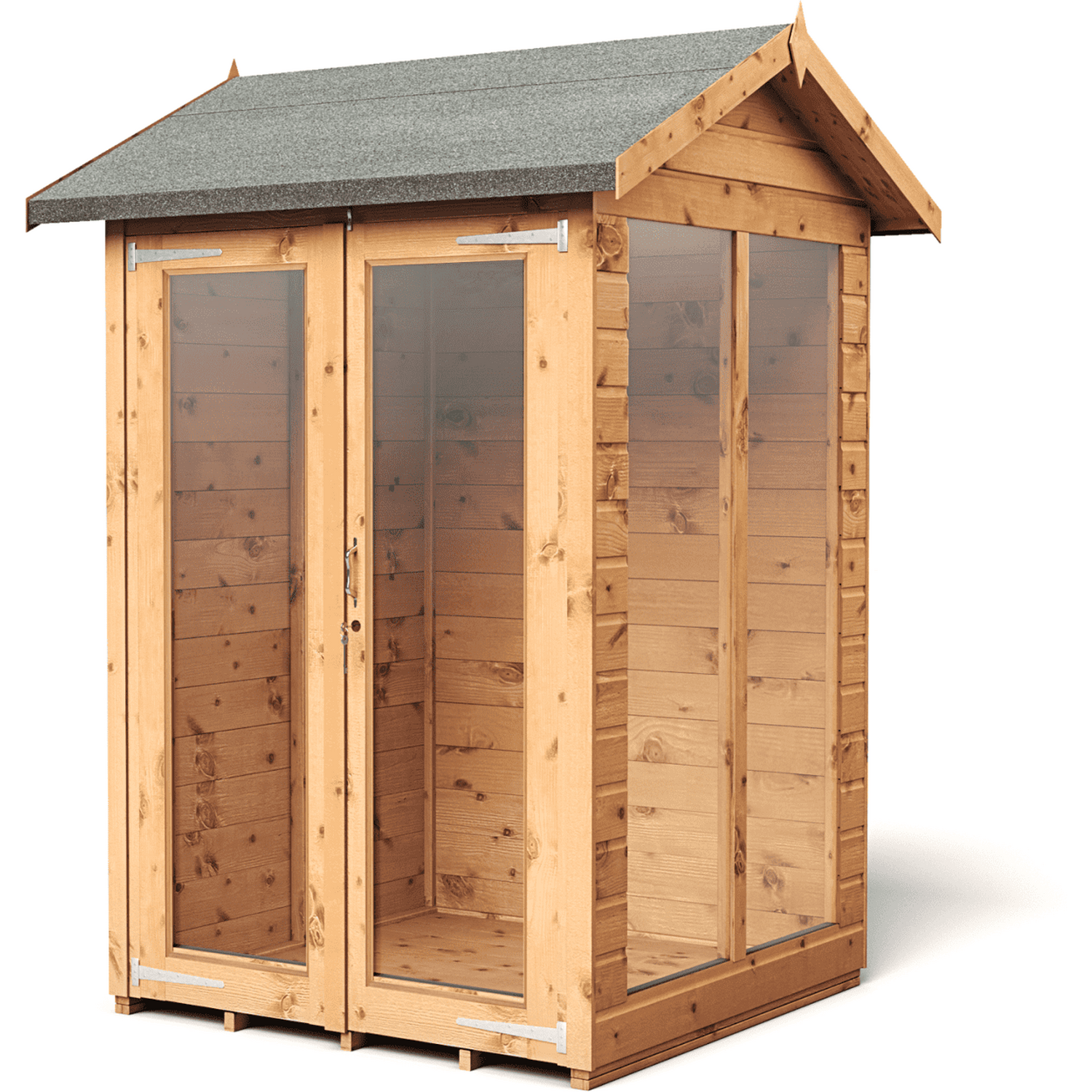 Empire Sheds - Wooden Apex Garden Shed - 4 x 4ft - Double Door - Image 3