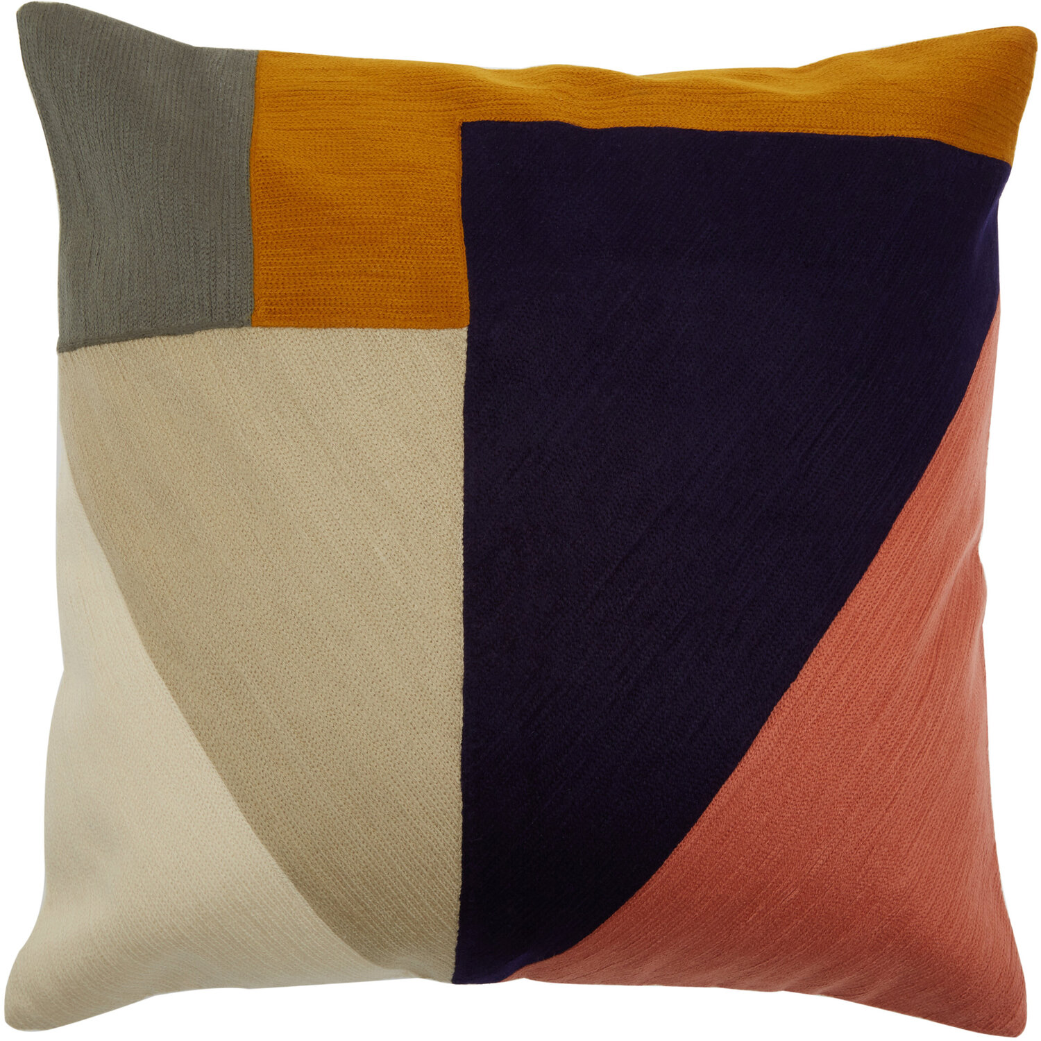 Bosie Ozella Abstract Multi Coloured Cushion - Multicolour