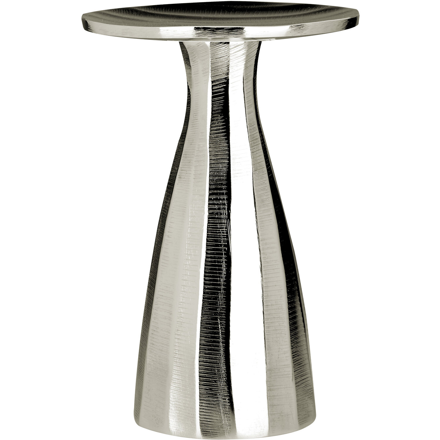Kensington Townhouse Small Silver Candle Holder - Silver