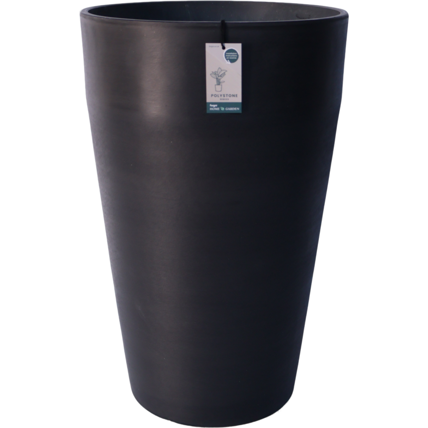 Fargro Home And Garden Fargro Home & Garden Round Vase Planter | Stone White Polystone | D45×H75cm | 83L - Stone White / 350Mm