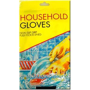 Latex cleaning gloves
