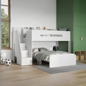 Stepaside L Shaped Triple Bunk Bed