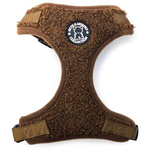 HugglePets Skye & Murphy Teddy Dog Harness - Espresso, Medium