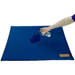 HugglePets Waterproof Dog Mat - Blue, Medium