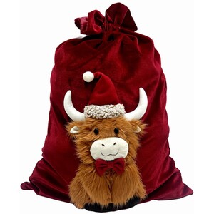 Highland Cow Present Sack