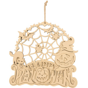 Happy Halloween Wooden Hanging Sign