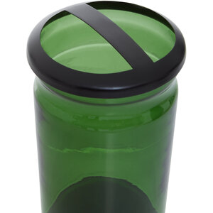 Allegra Kiara Green Glass Toothbrush Holder