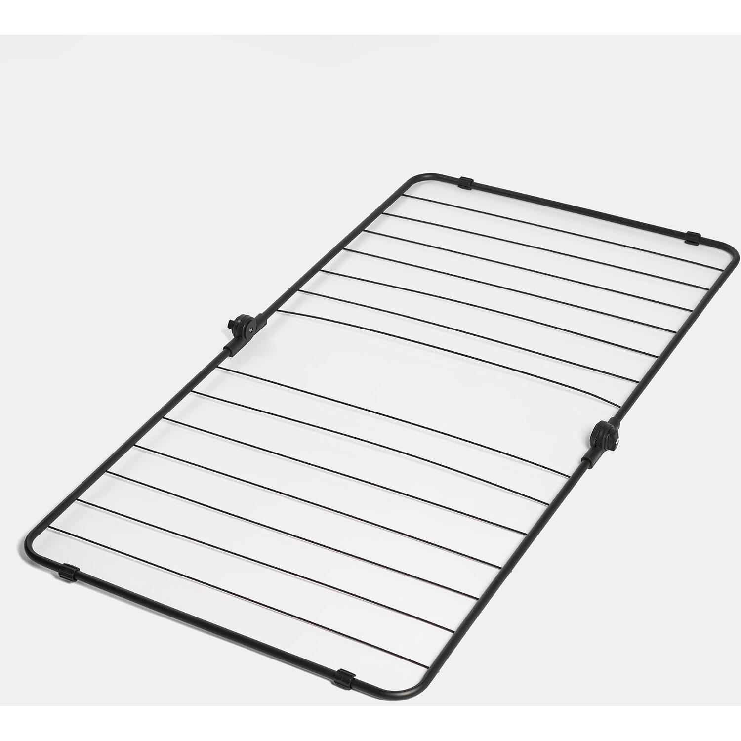 Ohs Over The Bath Clothes Airer - Black
