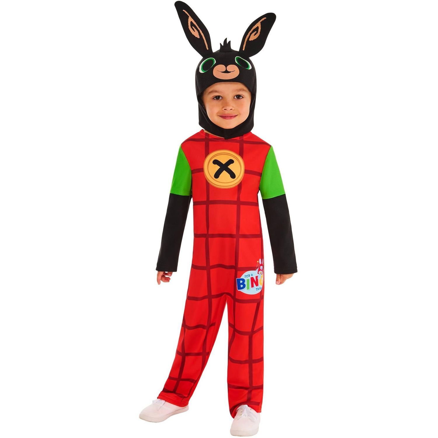Bing Childrens/Kids Classic Costume Set - Red/Black/Green / 1+