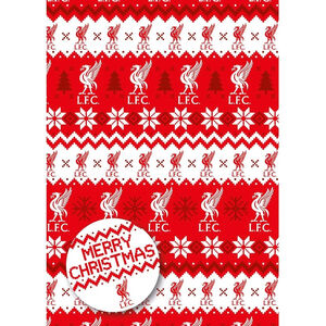 Liverpool FC Christmas Gift Wrap Sheets
