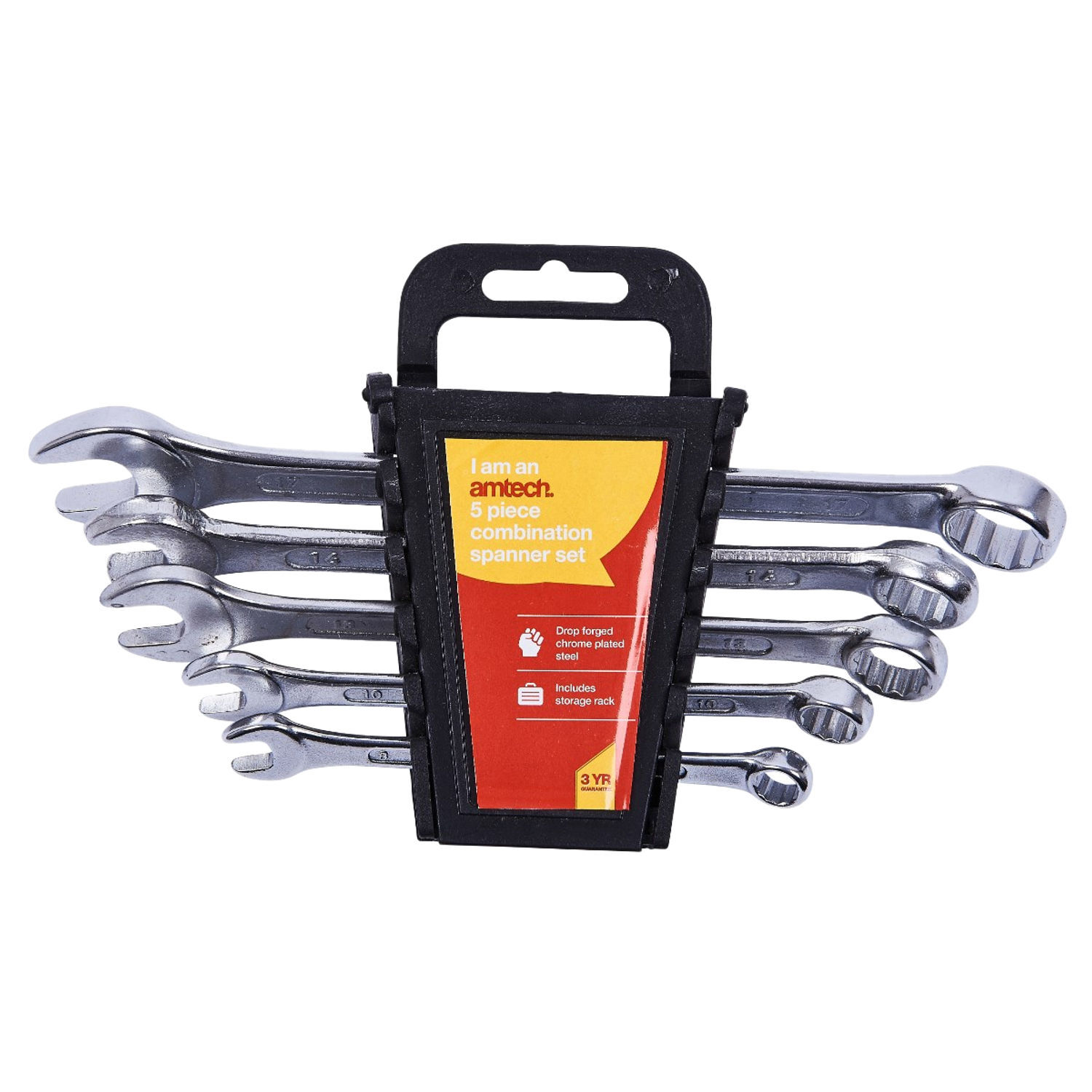 Amtech Combination Spanner Set 5Pk - One Colour