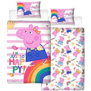 Peppa Pig I´m Just So Happy Reversible Duvet Set