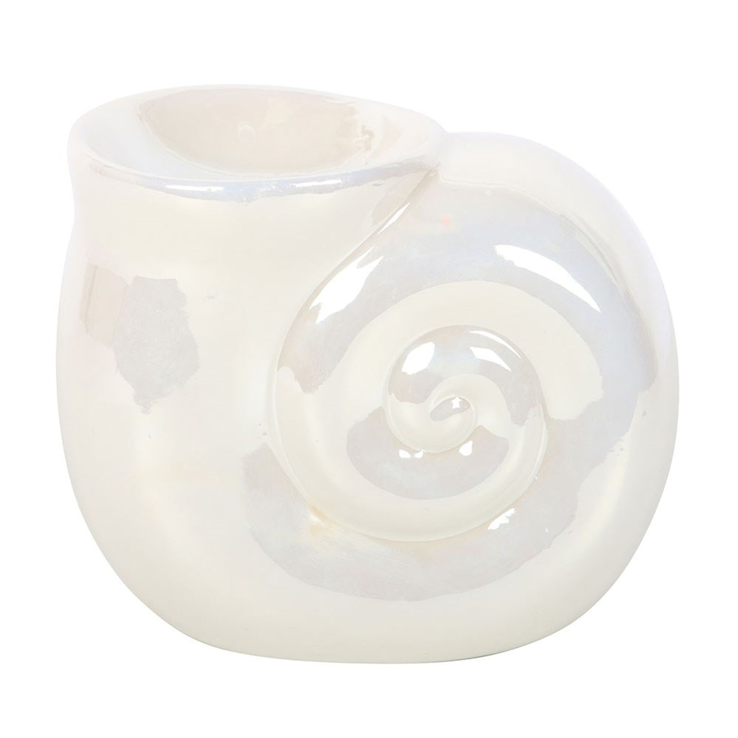 Something Different Spiral Shell Oil Burner - White