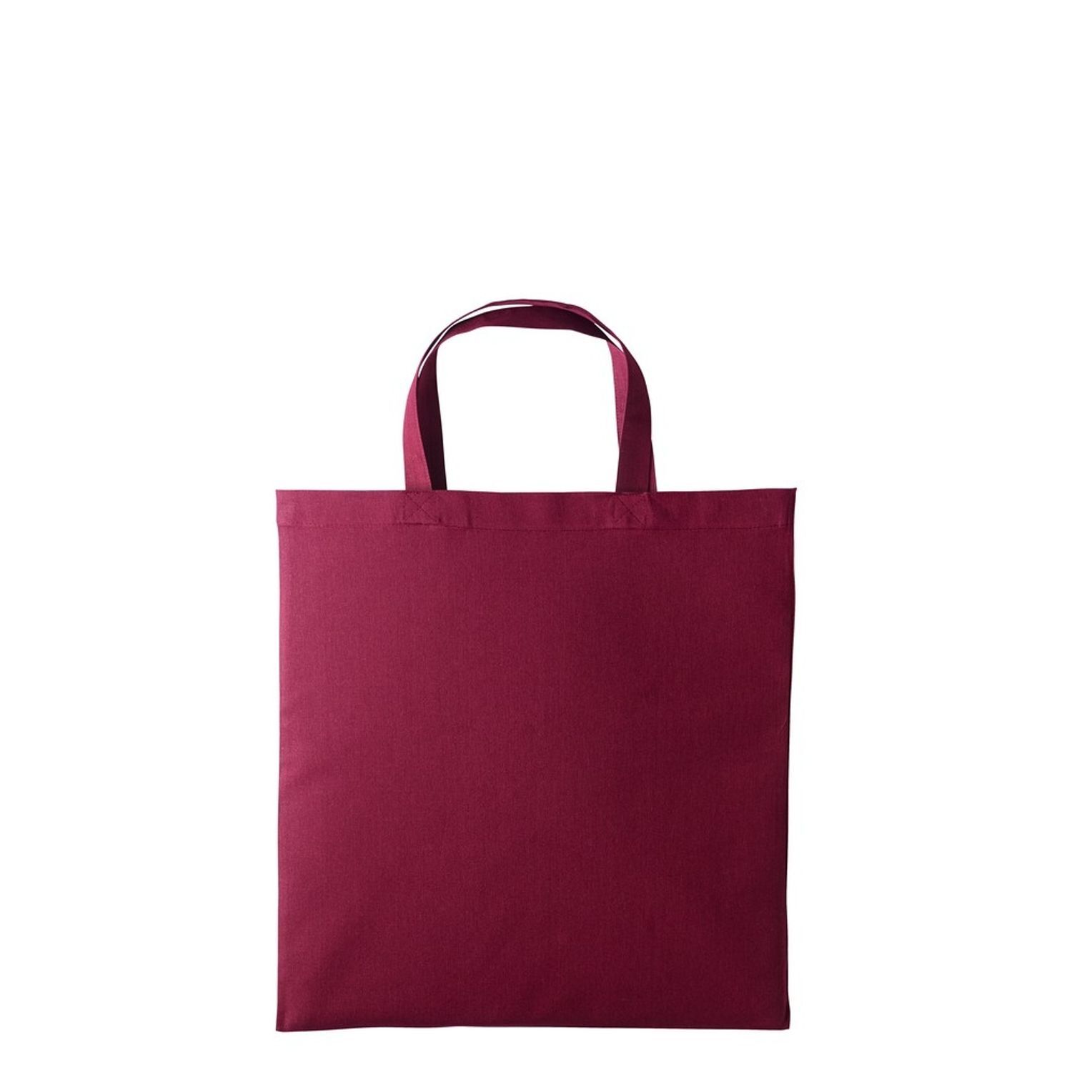 Nutshell Cotton Short Handle Shopper - Burgundy