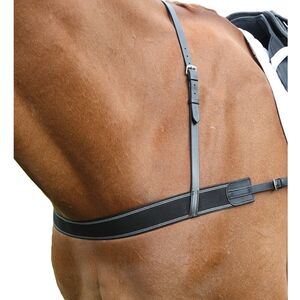 Blenheim Leather Horse Elastic Breastgirth