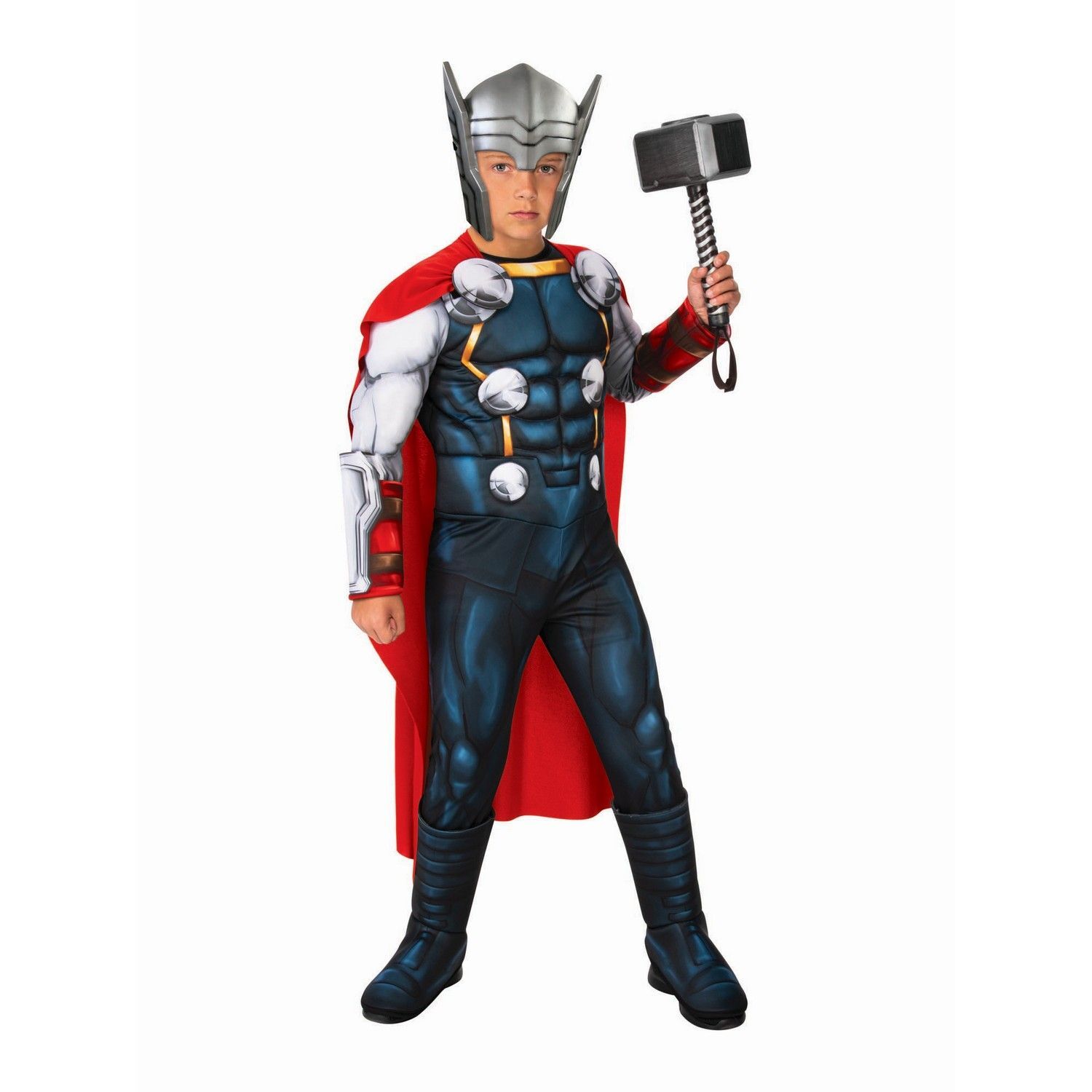 Avengers Childrens/Kids Thor Costume Set - Multicoloured / 5+