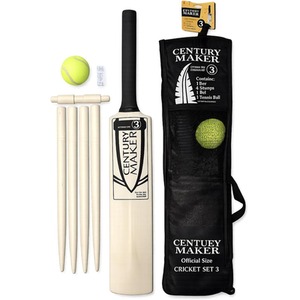 Cricket Set With Mesh Carry Bag Garden Fun Games