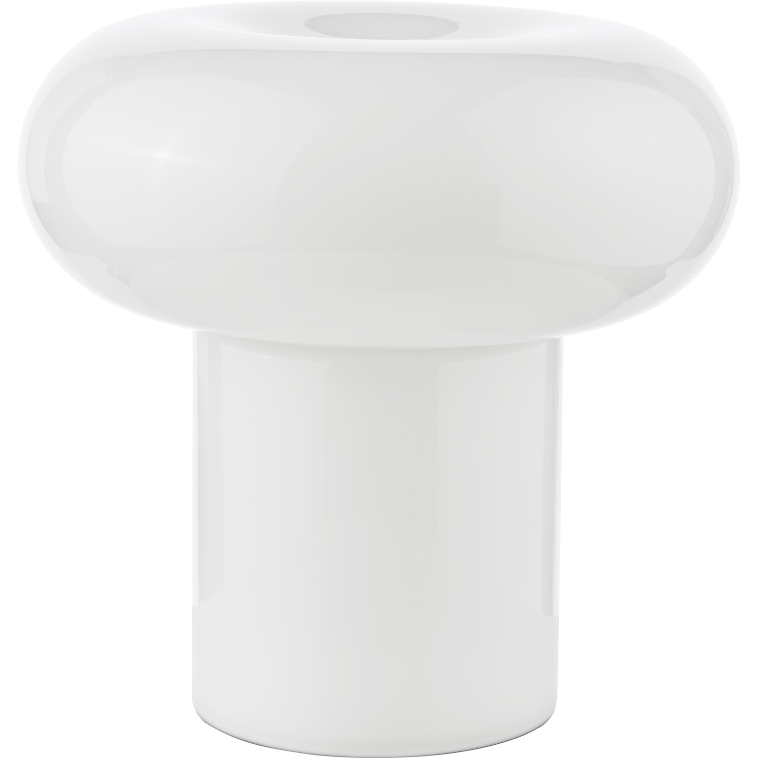 Dar Kaja Table Lamp White Glass