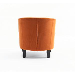 Rusty Orange Bedford Small Padded Curved Back Tub Chair shot 16028184