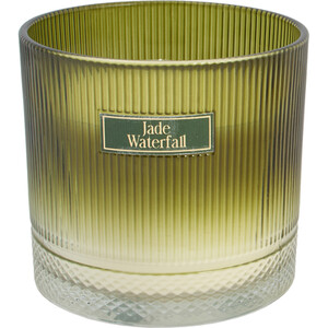 Jade Waterfall Large Ribbed Candle
