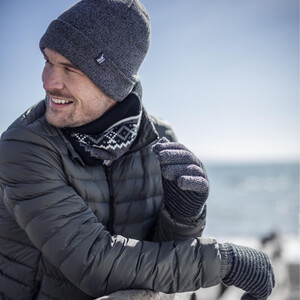 Mens 3.6 TOG Fleece Lined Thermal Turn Over Cuff Winter Beanie Hat