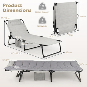 Folding padding chair