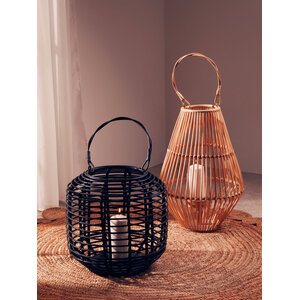 Mataram Black Rattan Lantern