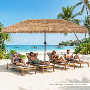 Solar Double-sided Patio Umbrella
