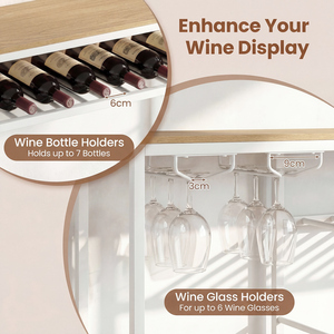 Wine Coffee Bar Cabinet