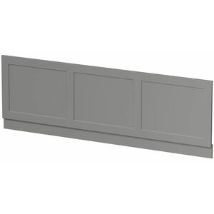 Matt Dark Grey Bath Panel Pack 1700/750mm - Traditional Side & End MDF