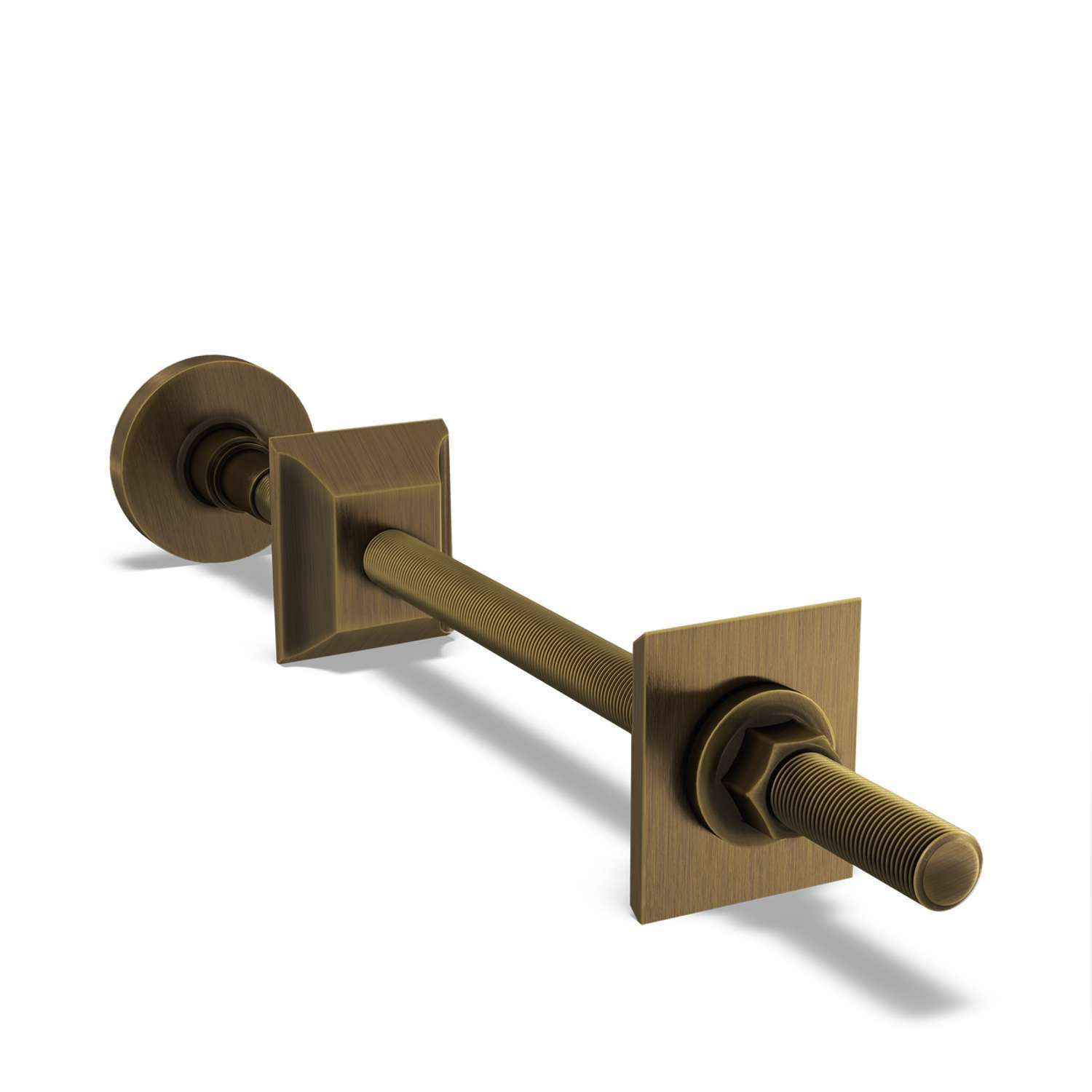 B&Q - Talus Radiator Wall Stay Antique Brass(H) 47 X (W) 47mm - Image 2