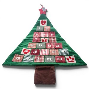 Fabric Christmas Tree Advent Calendar