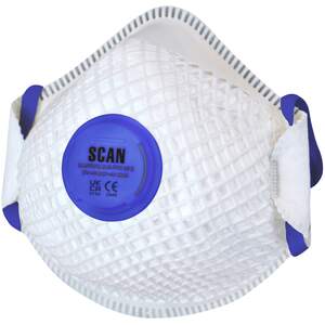 Scan moulded Duranet FFP2 mask with valve (pack of 2)