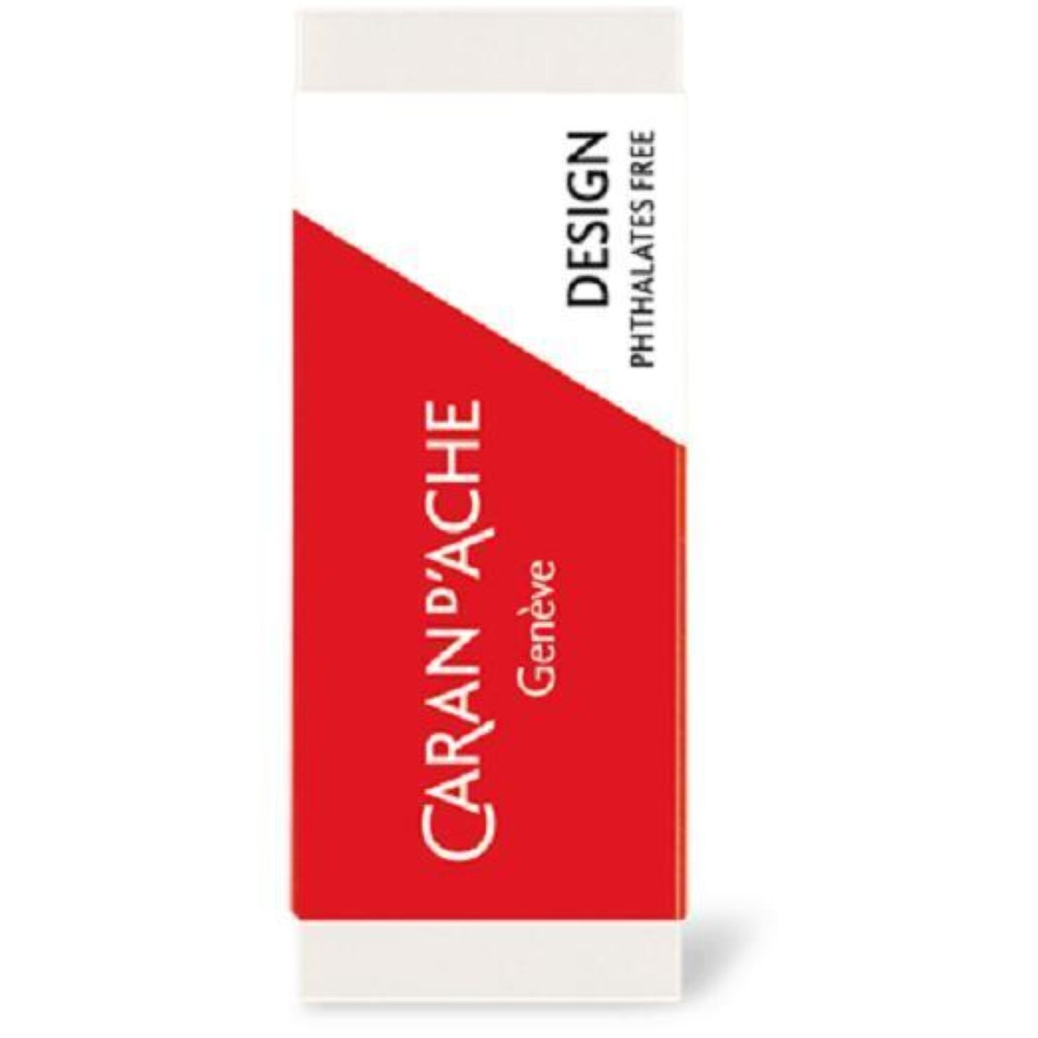 Caran D'ache Design Eraser For Graphite And Colour Pencils - Phthalate-Free Precision Erasing - Assorted Colours