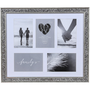 Sparkle Love 5 Multi Aperture Photo Frame