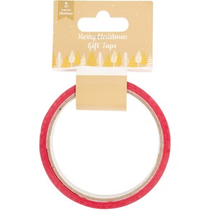 Merry Christmas Print Gift Tape