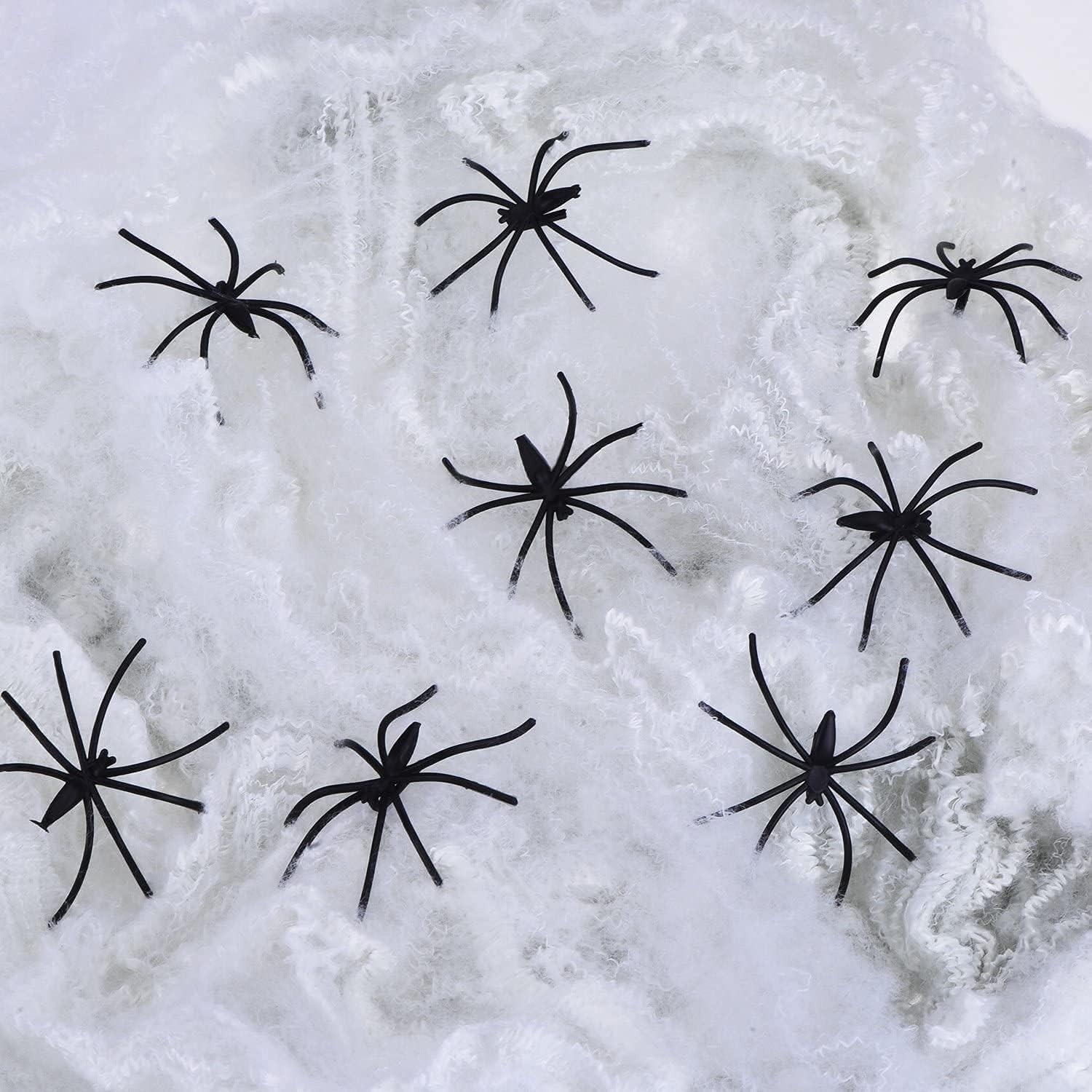 Shatchi 48 Pack Halloween Spider For Indoor Decorations. - Black / Halloween Spider