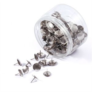 Tub of 200 Nickel Thumbtacks 11mm