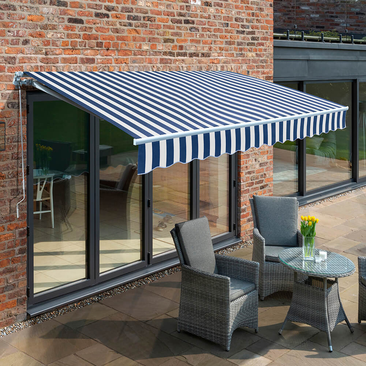 Image of 2m x 1.5m Retractable Manual Awning&hellip;