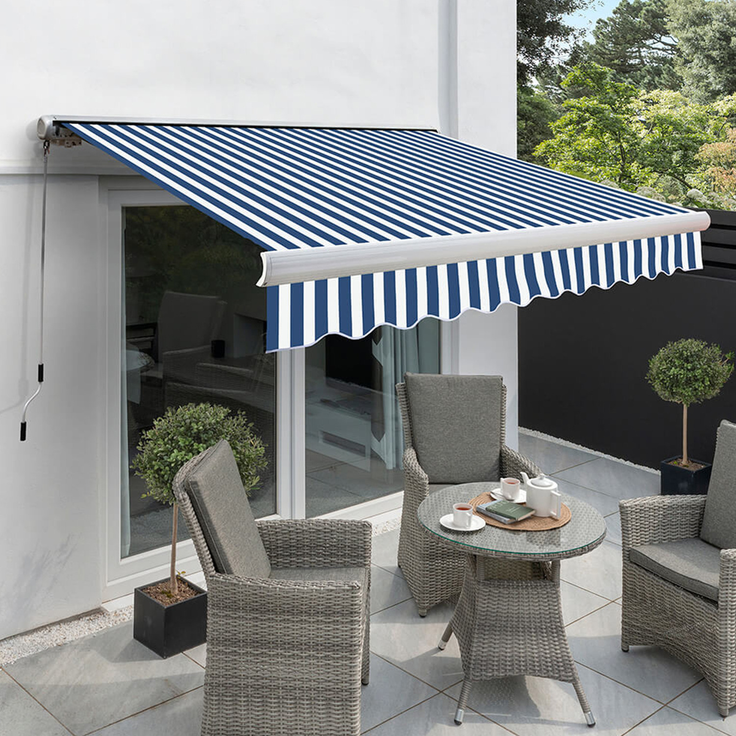 Image of Full Cassette Electric Patio Awning 4m&hellip;