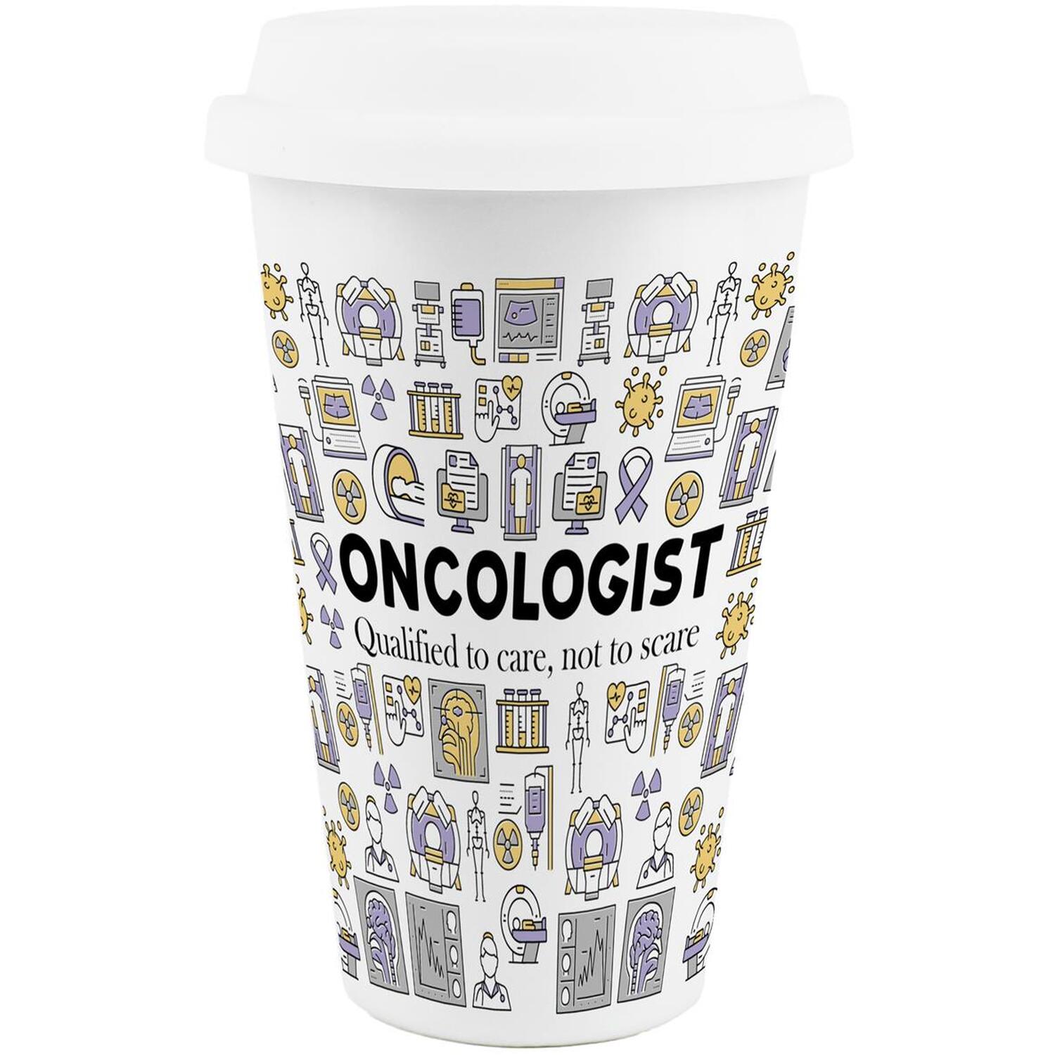 Image of Novelty Oncologist Ceramic Travel Mug -&hellip;