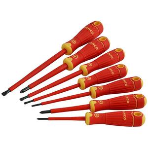 Bahcofit Insulated Screwdriver Set Of 7 Sl/Ph BAH220007 - Bahco