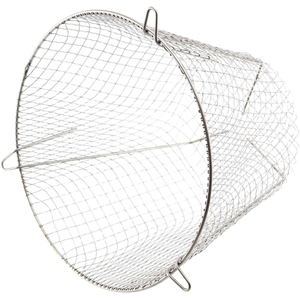 SPARES2GO Universal Stainless Steel Terminal Guard Round Boiler Flue Cage (11.5'' / 295mm K6)