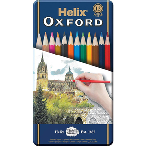 Tin of 12 Colouring Pencils